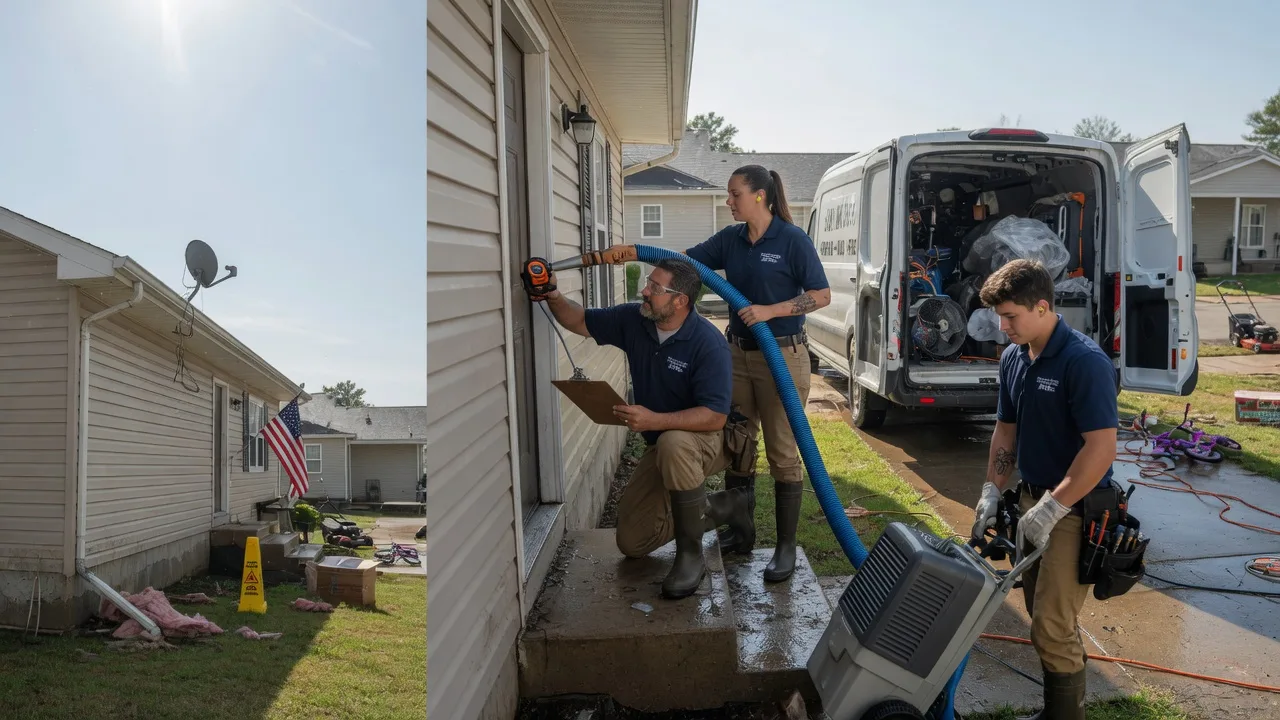 Ceiling Water Damage Restoration in Cecil, AR near me